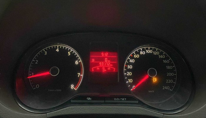 2012 Volkswagen Vento HIGHLINE 1.6 MPI, Petrol, Manual, 93,165 km, Odometer Image