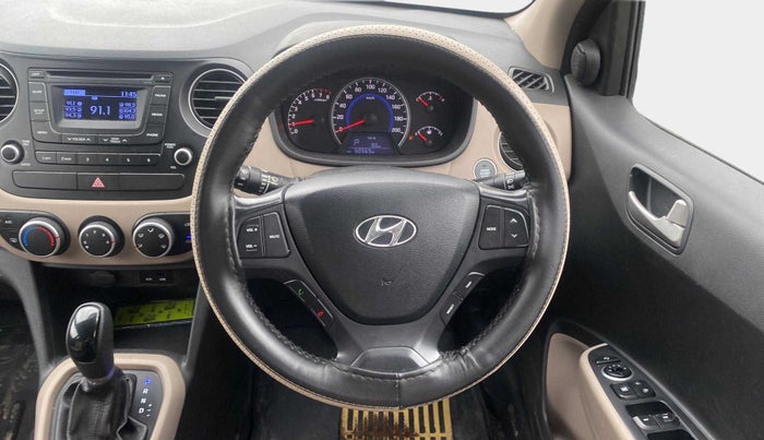 2014 Hyundai Grand i10 ASTA AT 1.2 KAPPA VTVT, Petrol, Automatic, 60,850 km, Steering Wheel Close Up