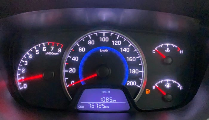 2014 Hyundai Grand i10 MAGNA 1.2 KAPPA VTVT, Petrol, Manual, 76,605 km, Odometer Image