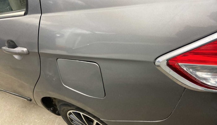 2018 Maruti Ciaz DELTA 1.4 AT PETROL, Petrol, Automatic, 46,874 km, Left quarter panel - Slightly dented