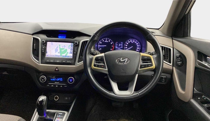 2017 Hyundai Creta SX PLUS AT 1.6 PETROL, Petrol, Automatic, 67,495 km, Steering Wheel Close Up