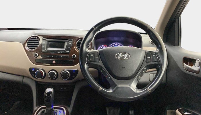 2014 Hyundai Grand i10 ASTA AT 1.2 KAPPA VTVT, Petrol, Automatic, 80,645 km, Steering Wheel Close Up