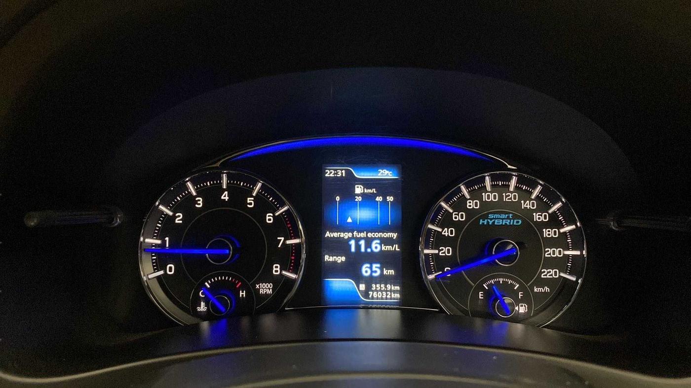 2018 Maruti Ciaz ALPHA 1.5 SHVS PETROL, Petrol, Manual, 76,288 km, Odometer Image