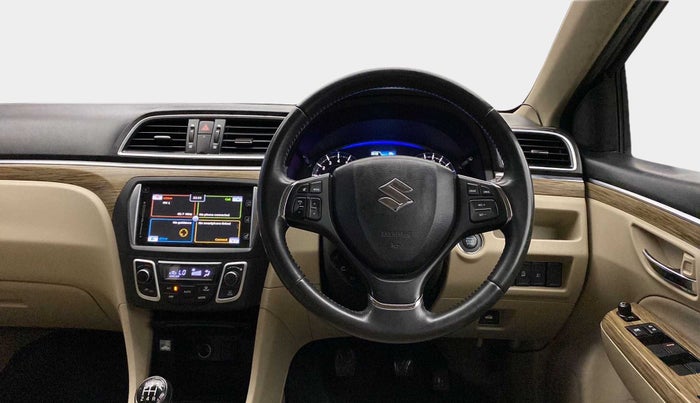 2018 Maruti Ciaz ALPHA 1.5 SHVS PETROL, Petrol, Manual, 76,288 km, Steering Wheel Close Up