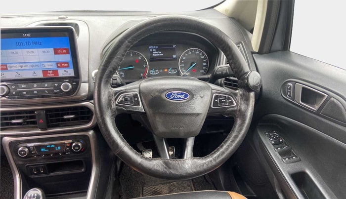 2019 Ford Ecosport TITANIUM 1.5L DIESEL, Diesel, Manual, 94,672 km, Steering Wheel Close Up