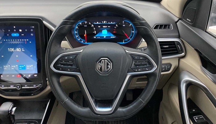 2021 MG HECTOR SHARP 1.5 PETROL CVT, Petrol, Automatic, 53,405 km, Steering Wheel Close Up