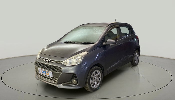 2018 Hyundai Grand i10 SPORTZ 1.2 KAPPA VTVT, Petrol, Manual, 75,742 km, Left Front Diagonal