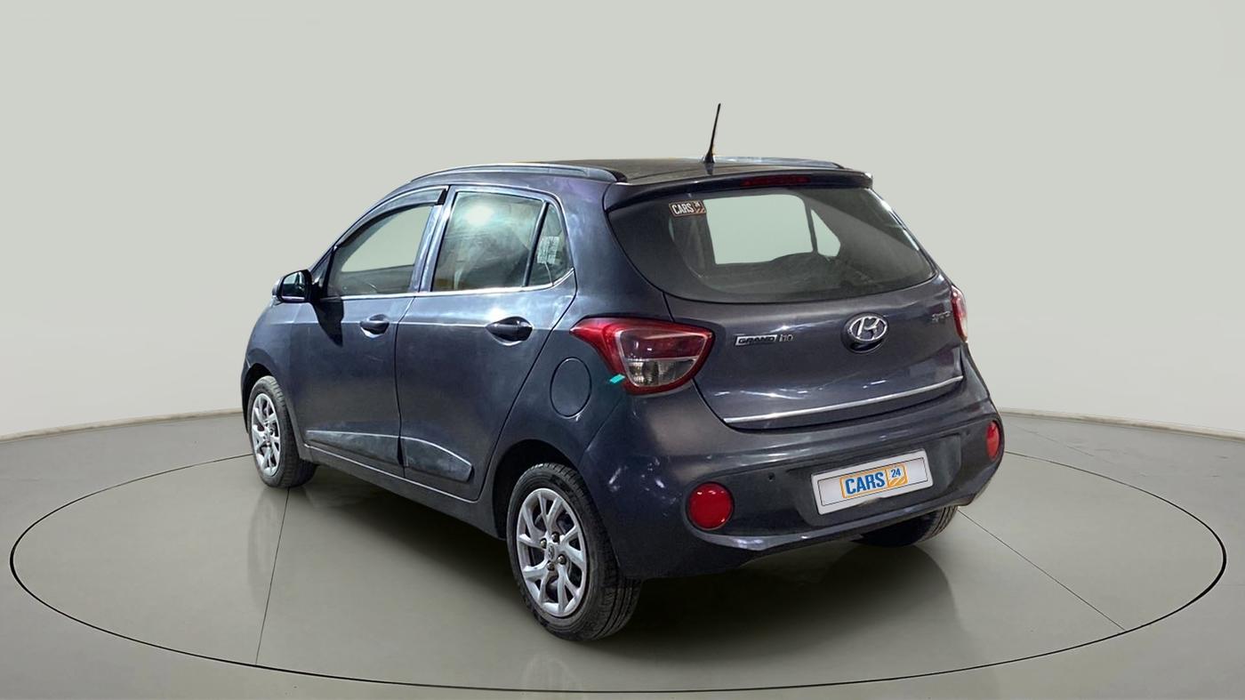 2018 Hyundai Grand i10 SPORTZ 1.2 KAPPA VTVT, Petrol, Manual, 75,742 km, Left Back Diagonal