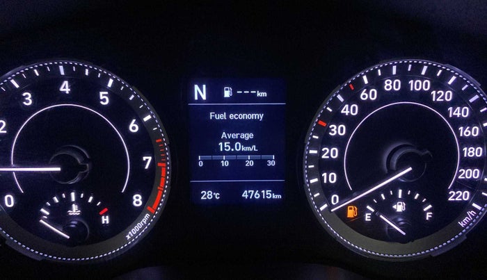 2020 Hyundai VENUE SX 1.0 (O) TURBO IMT, Petrol, Manual, 47,544 km, Odometer Image