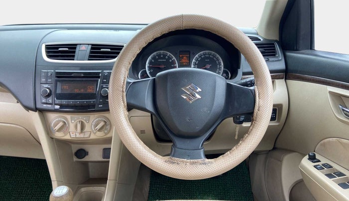 2015 Maruti Swift Dzire VXI, Petrol, Manual, 28,996 km, Steering Wheel Close Up