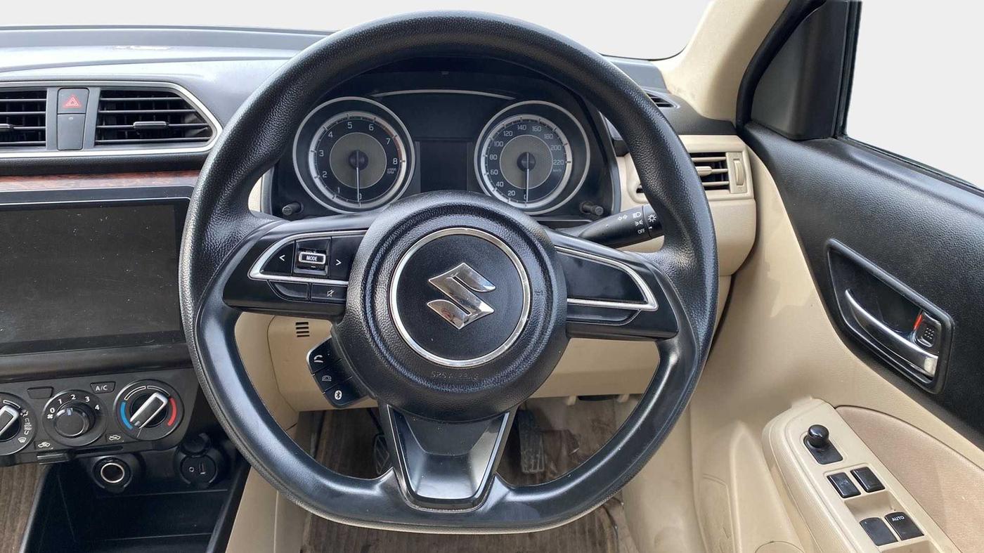 2018 Maruti Dzire VXI, Petrol, Manual, 52,395 km, Steering Wheel Close Up