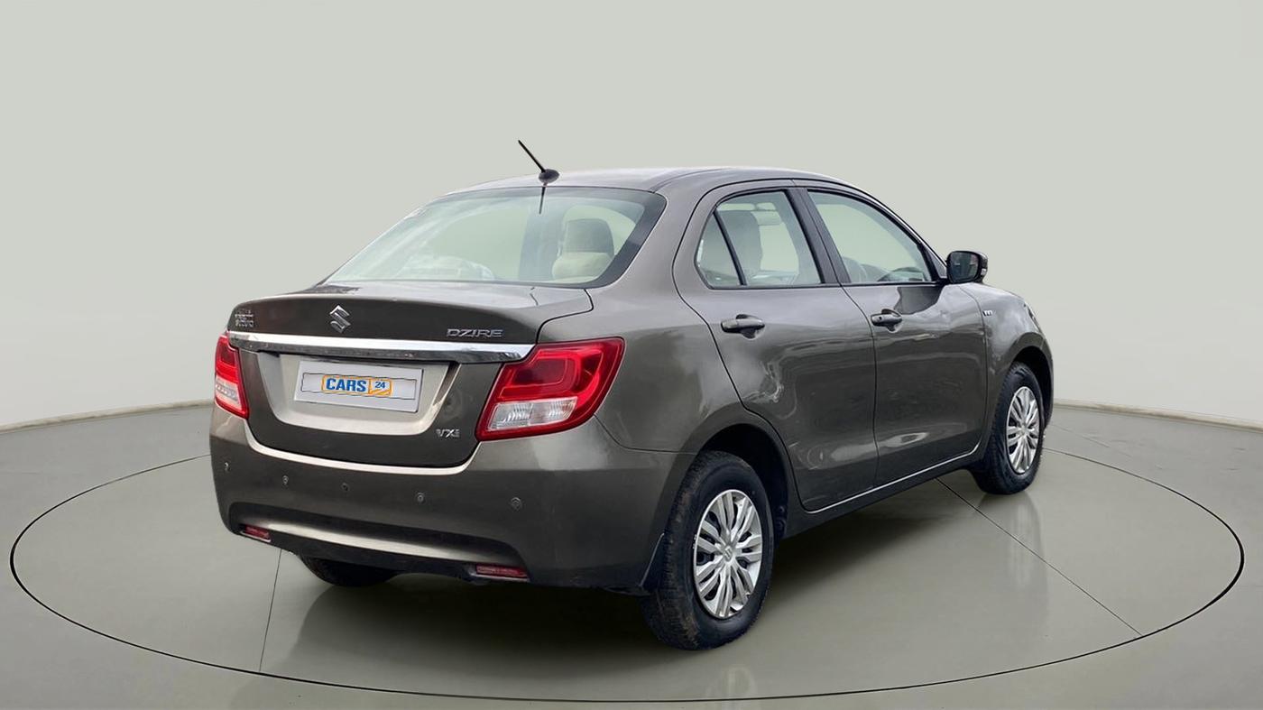 2018 Maruti Dzire VXI, Petrol, Manual, 52,395 km, Right Back Diagonal