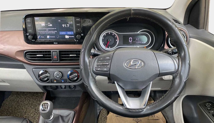 2020 Hyundai AURA SX 1.2, Petrol, Manual, 41,862 km, Steering Wheel Close Up