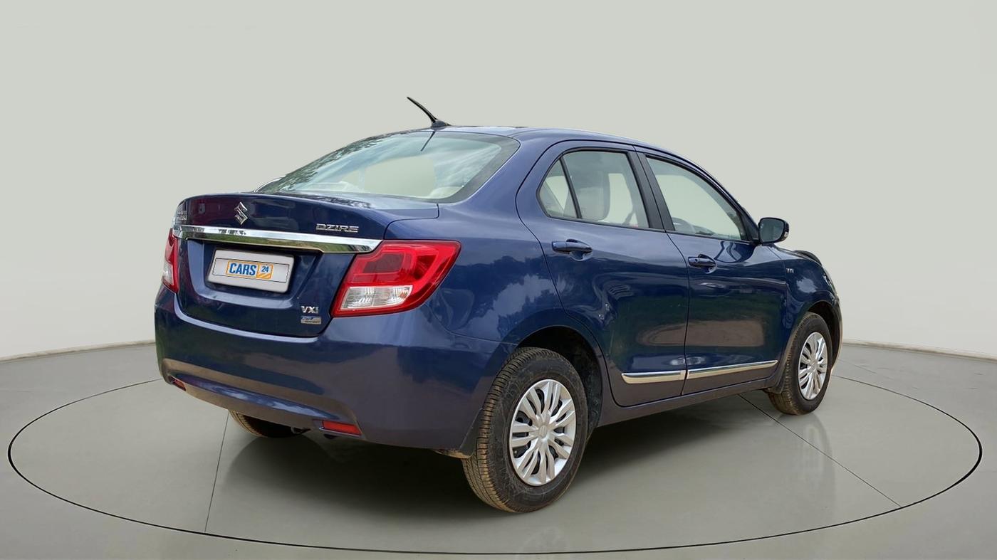 2018 Maruti Dzire VXI AMT, Petrol, Automatic, 86,837 km, Right Back Diagonal