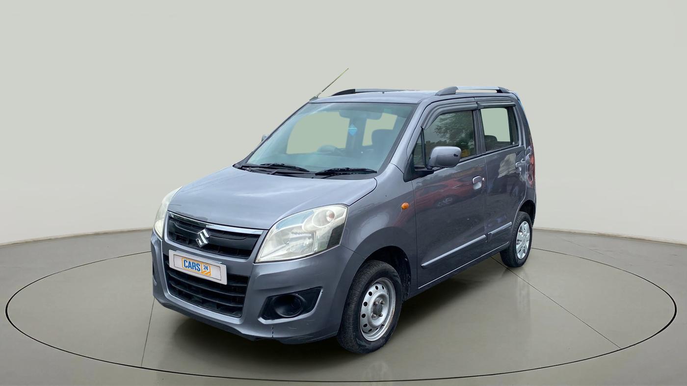 2014 Maruti Wagon R 1.0 LXI, Petrol, Manual, 87,485 km, Left Front Diagonal