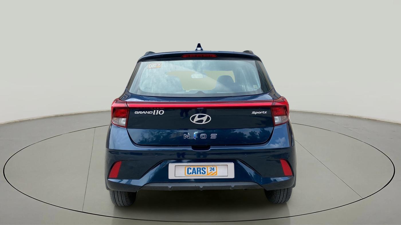 2023 Hyundai GRAND I10 NIOS SPORTZ AMT 1.2 KAPPA VTVT, Petrol, Automatic, 7,745 km, Back/Rear