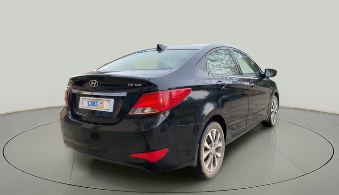 2016 Hyundai Verna 1.6 VTVT SX, Petrol, Manual, 63,670 km, Right Back Diagonal