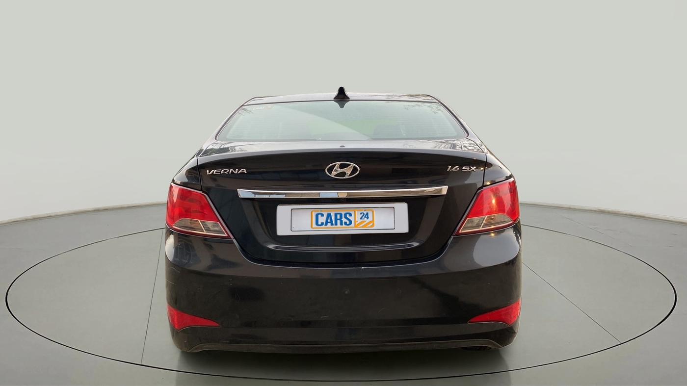 2016 Hyundai Verna 1.6 VTVT SX, Petrol, Manual, 63,670 km, Back/Rear