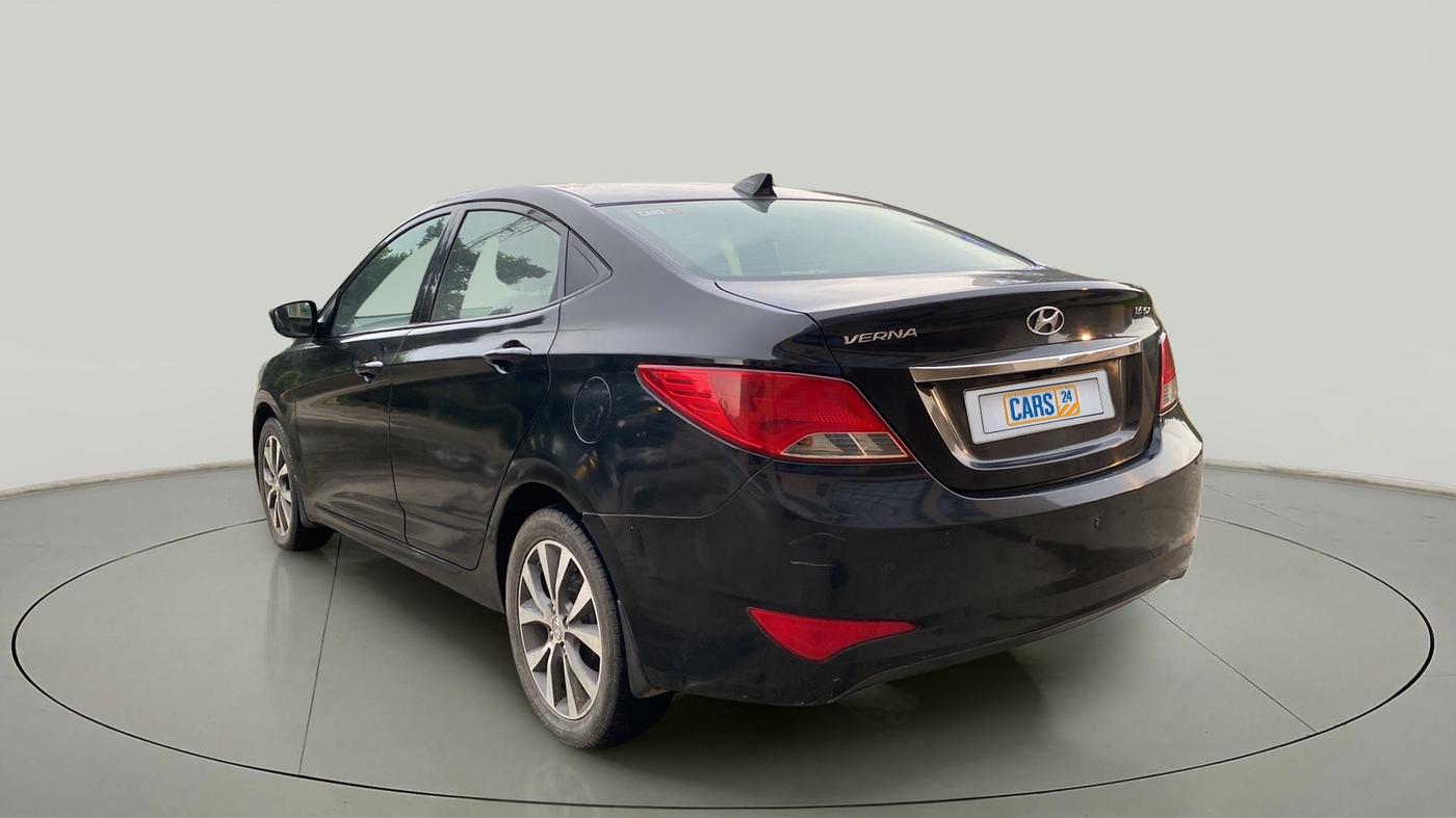 2016 Hyundai Verna 1.6 VTVT SX, Petrol, Manual, 63,670 km, Left Back Diagonal