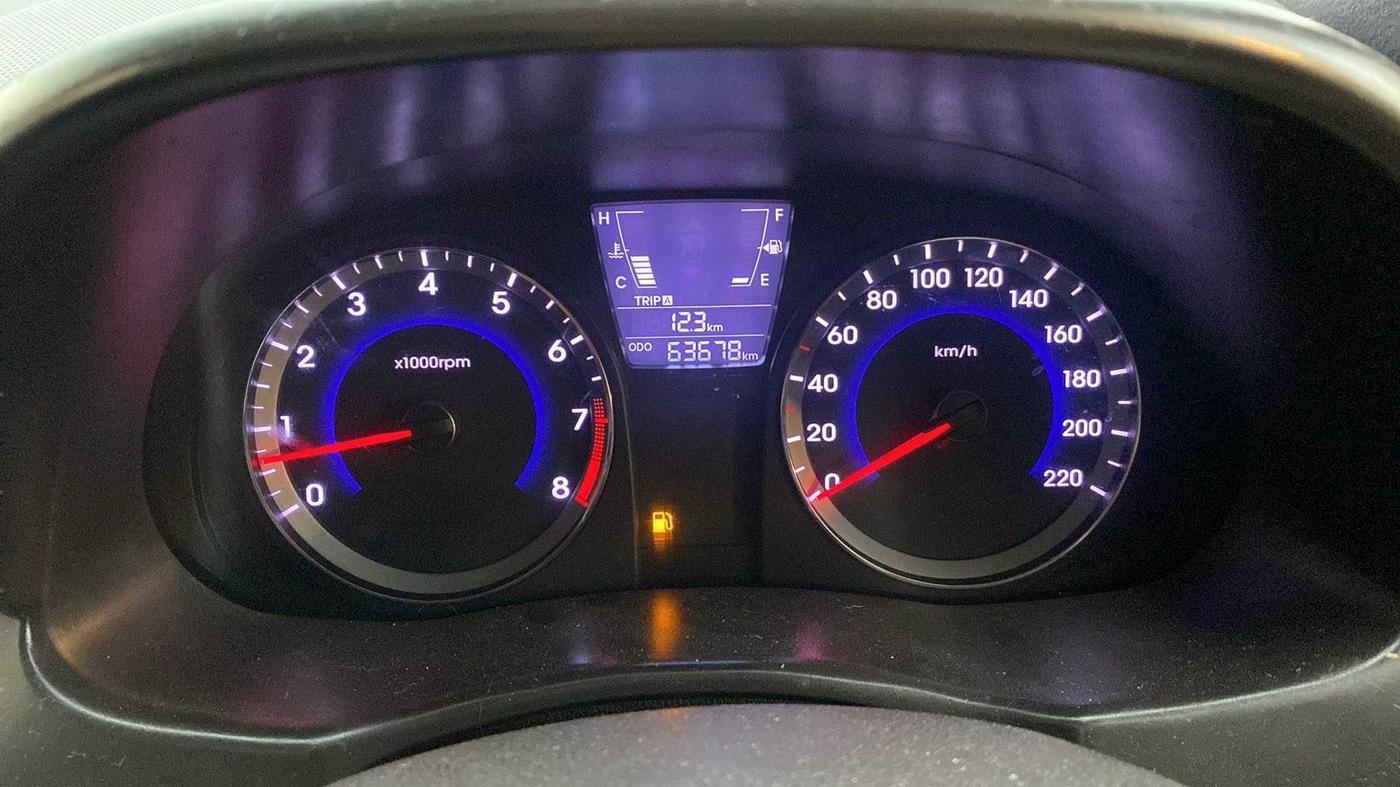 2016 Hyundai Verna 1.6 VTVT SX, Petrol, Manual, 63,670 km, Odometer Image