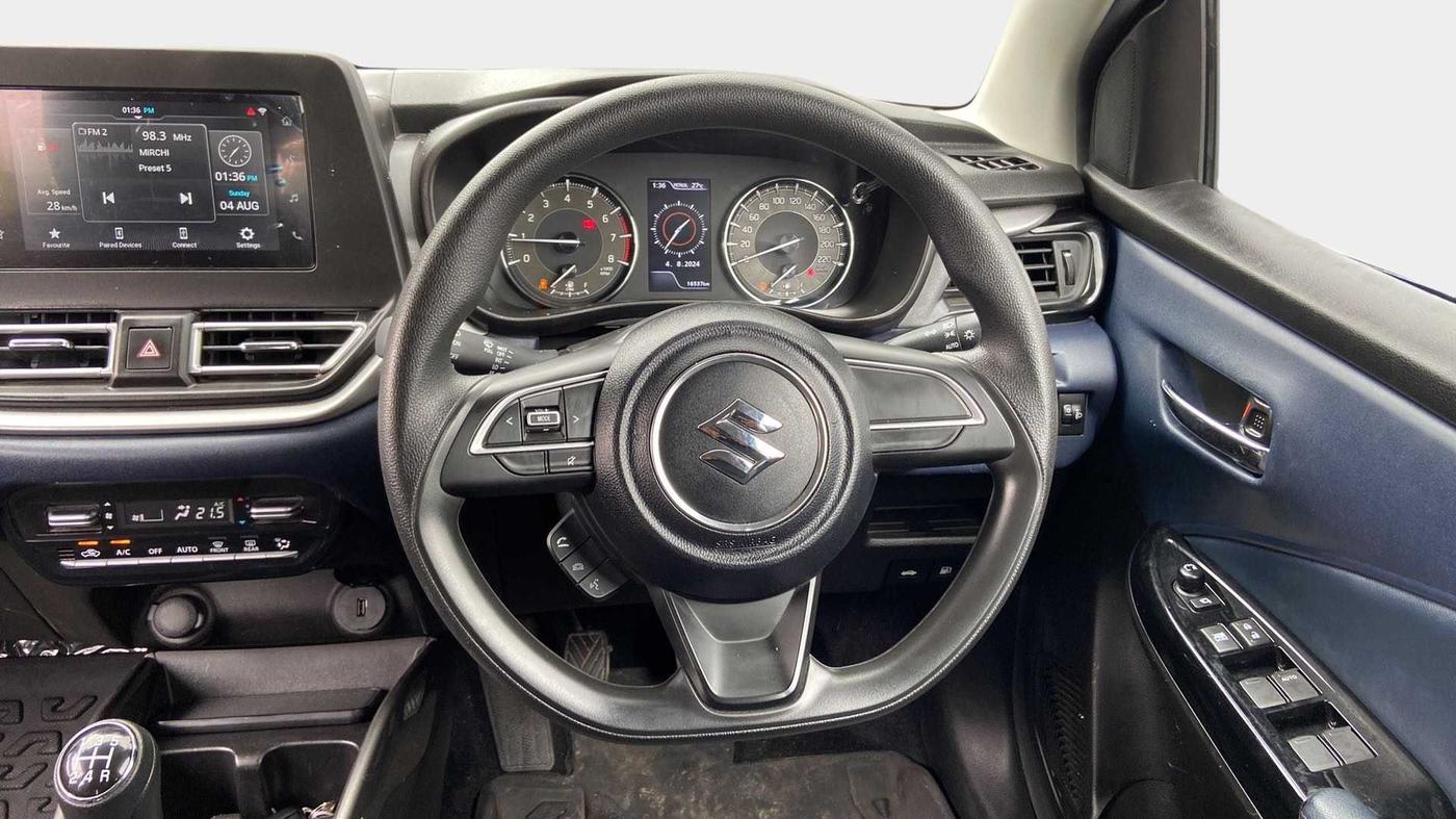 2023 Maruti Baleno  ZETA CNG 1.2L, CNG, Manual, 16,510 km, Steering Wheel Close Up