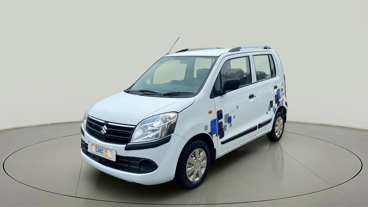2012 Maruti Wagon R 1.0 LXI, Petrol, Manual, 89,751 km, Left Front Diagonal