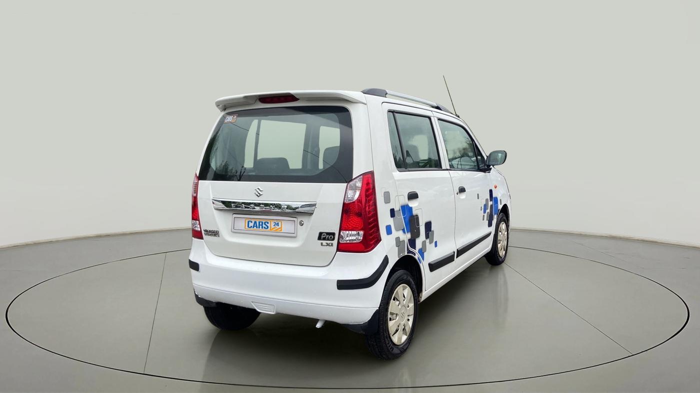2012 Maruti Wagon R 1.0 LXI, Petrol, Manual, 89,751 km, Right Back Diagonal