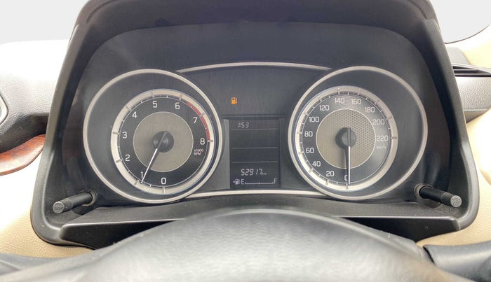 2018 Maruti Dzire VXI, Petrol, Manual, 52,910 km, Odometer Image