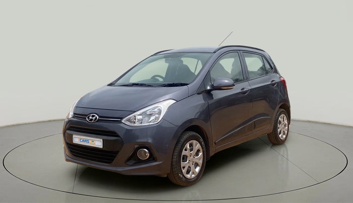 2015 Hyundai Grand i10 SPORTZ 1.2 KAPPA VTVT, Petrol, Manual, 36,438 km, Left Front Diagonal