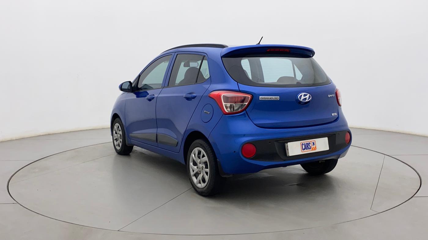 2019 Hyundai Grand i10 SPORTZ 1.2 KAPPA VTVT, Petrol, Manual, 31,632 km, Left Back Diagonal