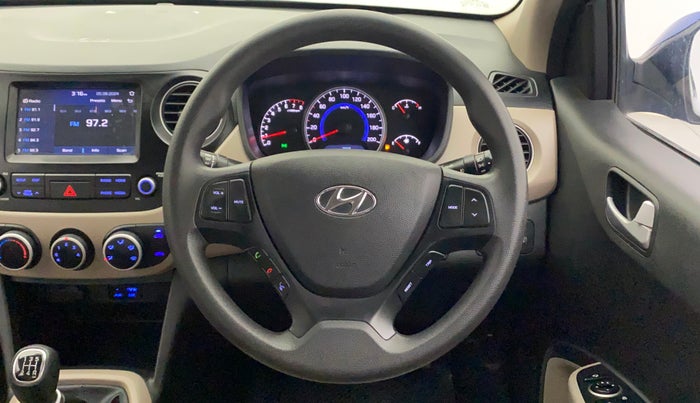 2019 Hyundai Grand i10 SPORTZ 1.2 KAPPA VTVT, Petrol, Manual, 31,632 km, Steering Wheel Close Up