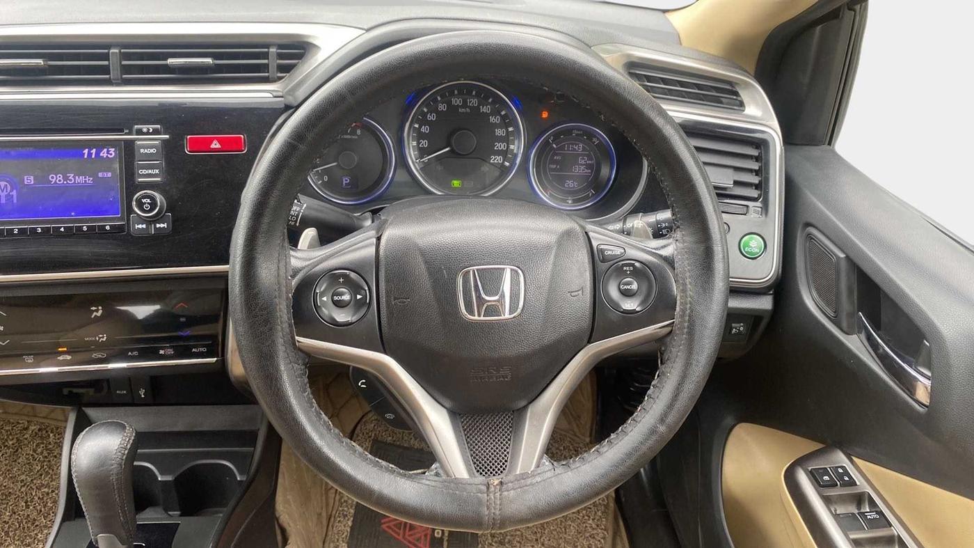 2015 Honda City 1.5L I-VTEC VX CVT, Petrol, Automatic, 53,384 km, Steering Wheel Close Up