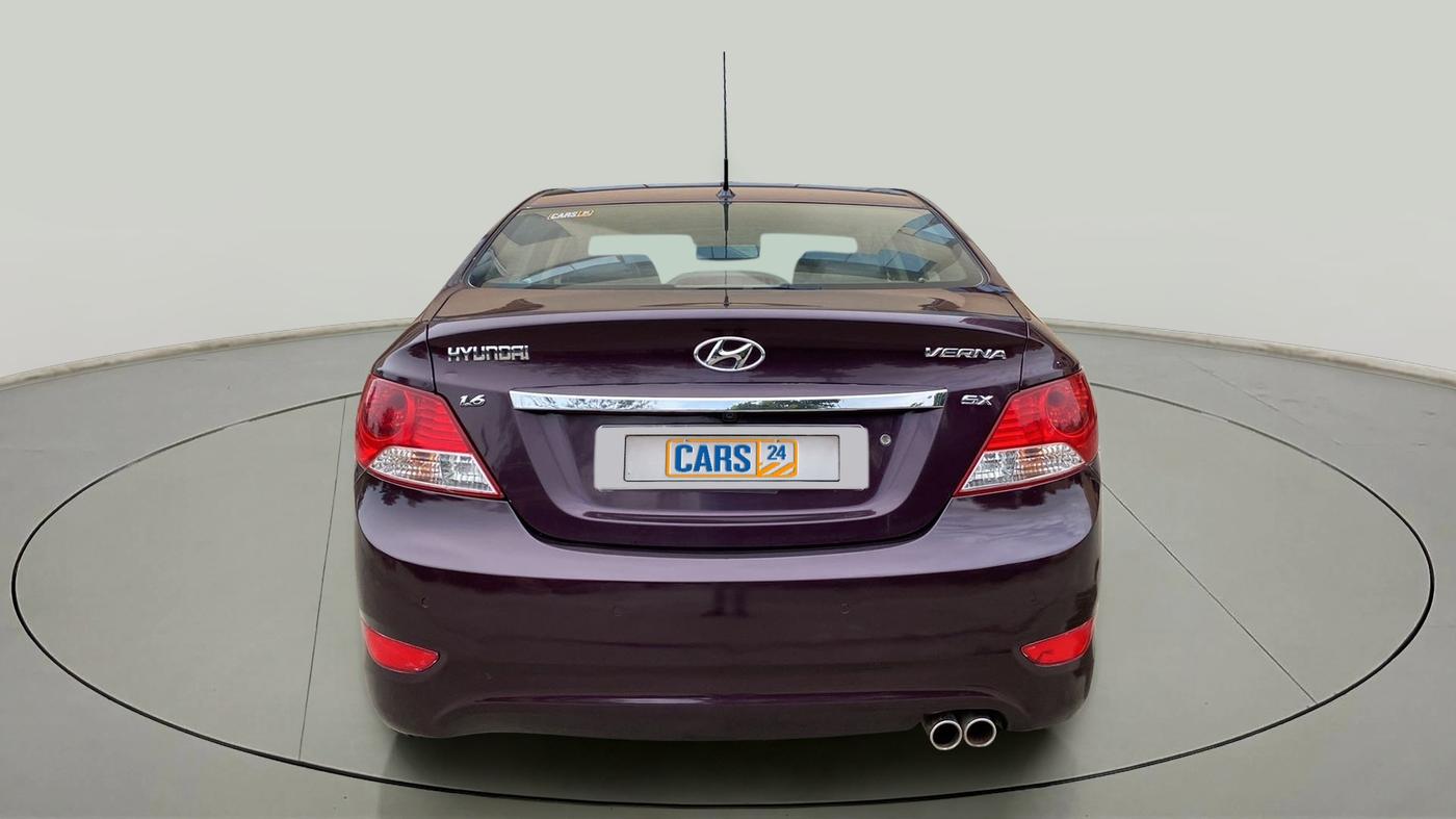 2013 Hyundai Verna FLUIDIC 1.6 VTVT SX, Petrol, Manual, 57,074 km, Back/Rear