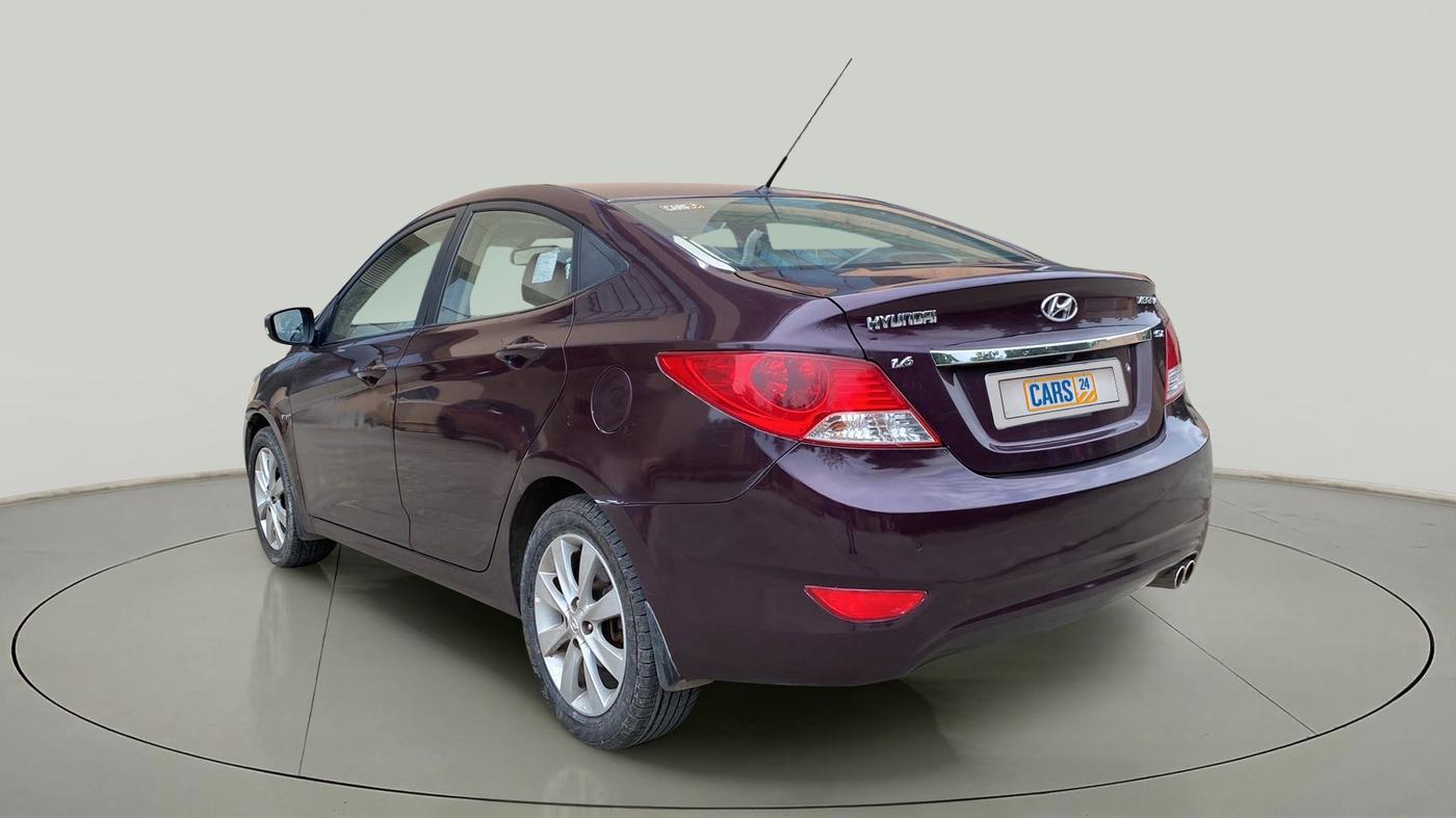 2013 Hyundai Verna FLUIDIC 1.6 VTVT SX, Petrol, Manual, 57,074 km, Left Back Diagonal