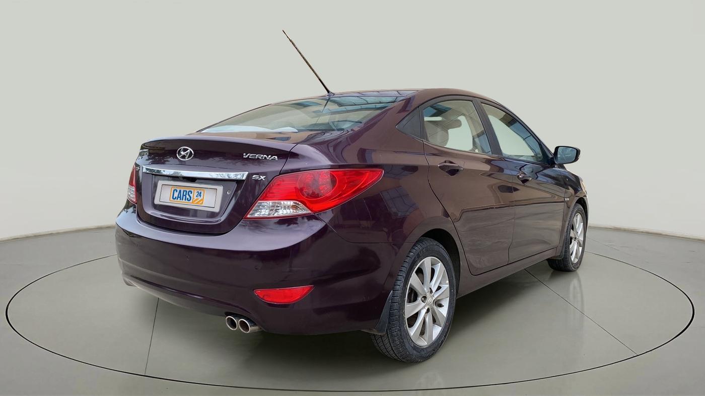 2013 Hyundai Verna FLUIDIC 1.6 VTVT SX, Petrol, Manual, 57,074 km, Right Back Diagonal
