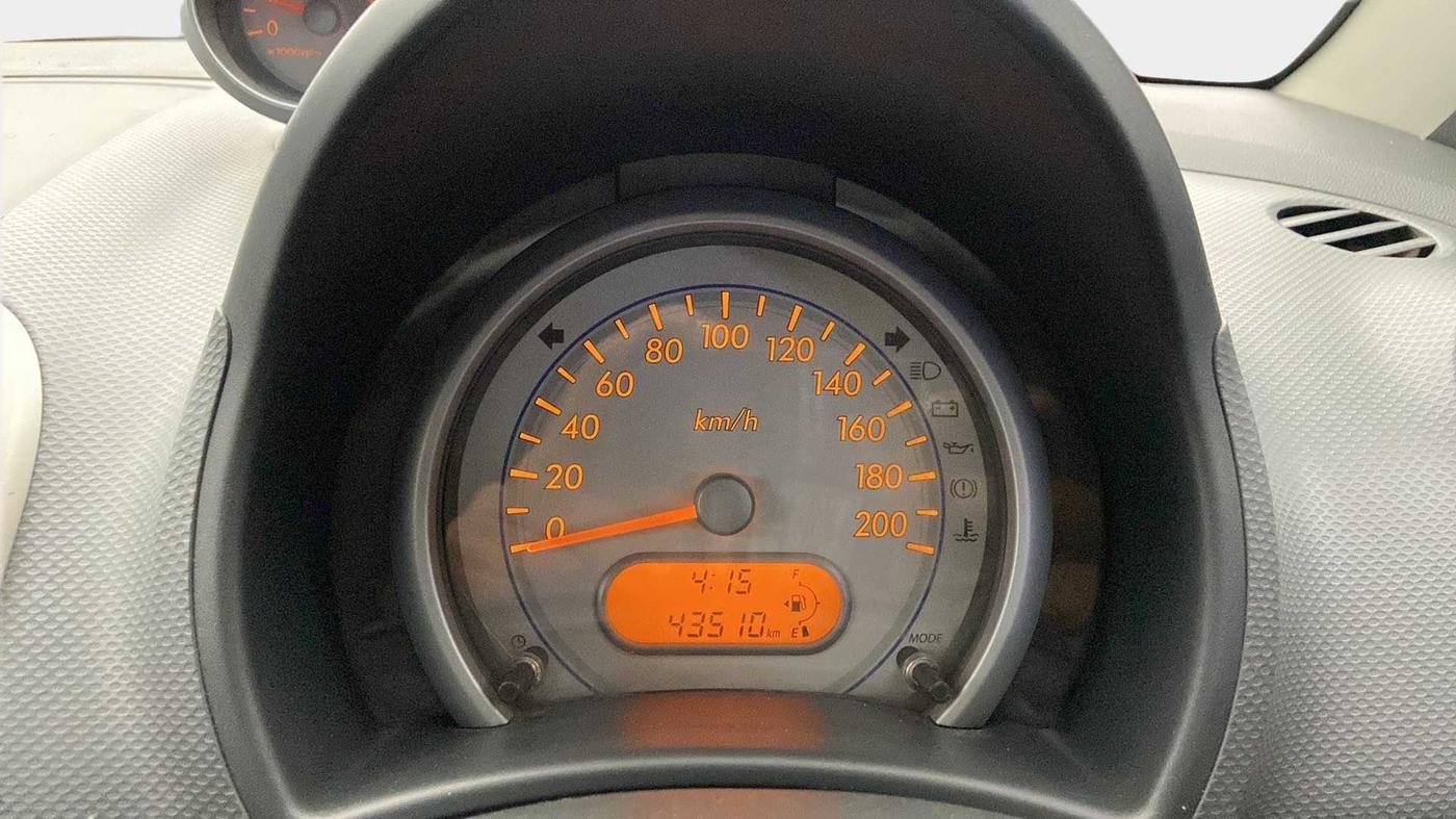 2011 Maruti Ritz VXI, Petrol, Manual, 43,564 km, Odometer Image