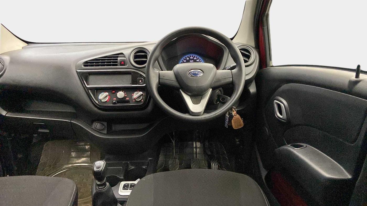 2018 Datsun Redi Go T (O), Petrol, Manual, 30,406 km, Steering Wheel Close Up