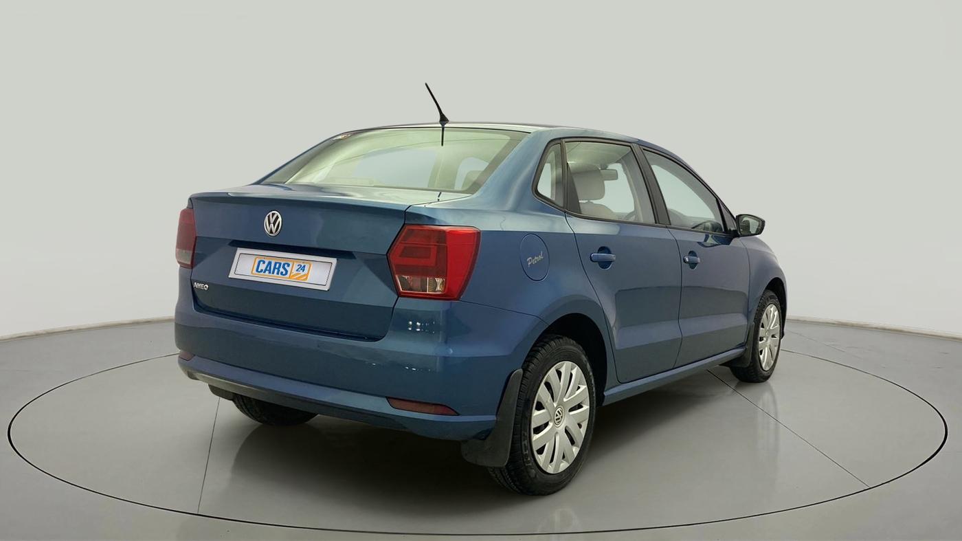 2016 Volkswagen Ameo COMFORTLINE PLUS 1.2L, Petrol, Manual, 74,091 km, Right Back Diagonal