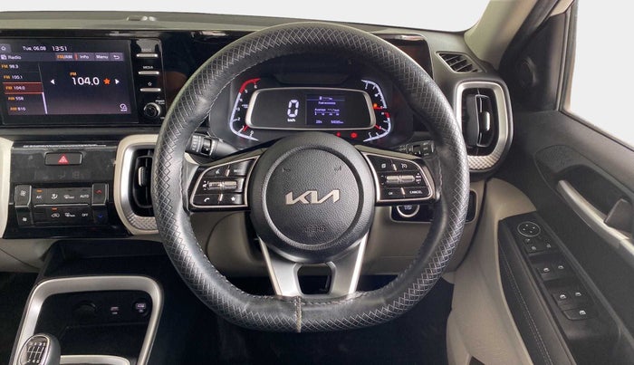 2022 KIA SONET HTX 1.5, Diesel, Manual, 54,075 km, Steering Wheel Close Up