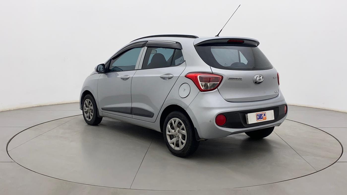 2019 Hyundai Grand i10 SPORTZ 1.2 KAPPA VTVT, Petrol, Manual, 52,756 km, Left Back Diagonal