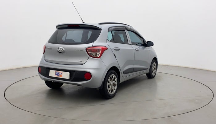 2019 Hyundai Grand i10 SPORTZ 1.2 KAPPA VTVT, Petrol, Manual, 52,756 km, Right Back Diagonal