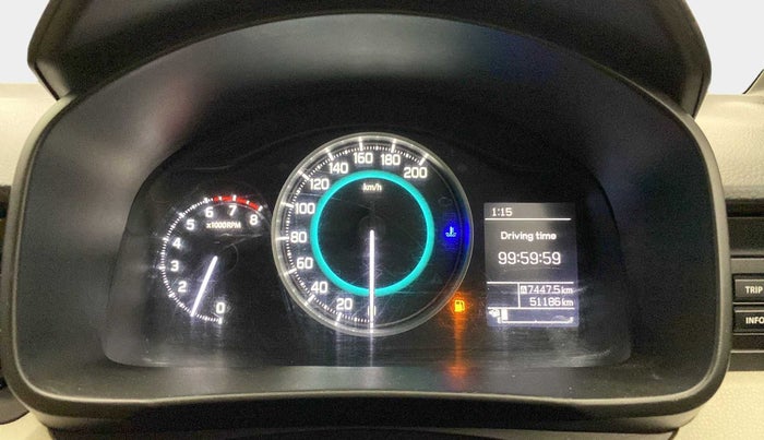 2019 Maruti IGNIS DELTA 1.2, Petrol, Manual, 51,244 km, Odometer Image