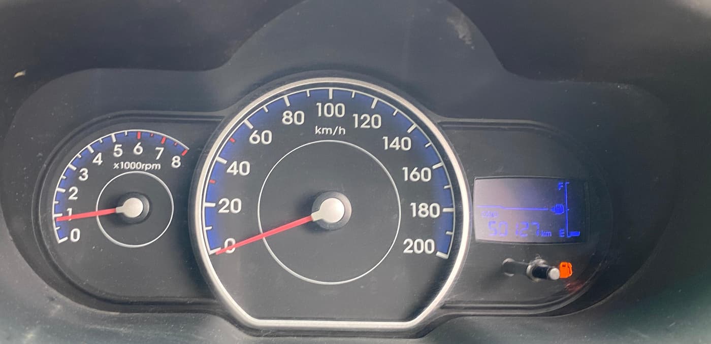 2014 Hyundai i10 MAGNA 1.1, Petrol, Manual, 50,220 km, Odometer Image