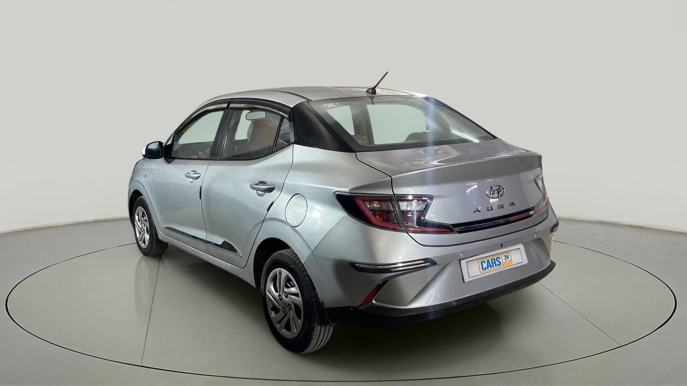 2021 Hyundai AURA S 1.2, Petrol, Manual, 30,058 km, Left Back Diagonal