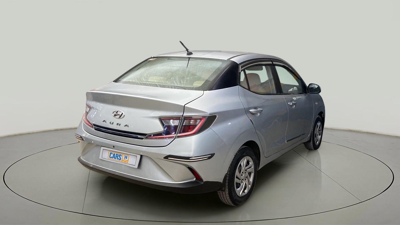 2021 Hyundai AURA S 1.2, Petrol, Manual, 30,058 km, Right Back Diagonal