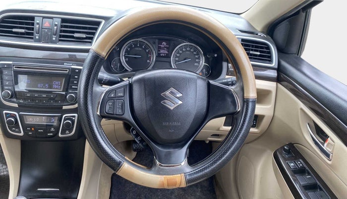 2016 Maruti Ciaz ZXI, Petrol, Manual, 50,219 km, Steering Wheel Close Up