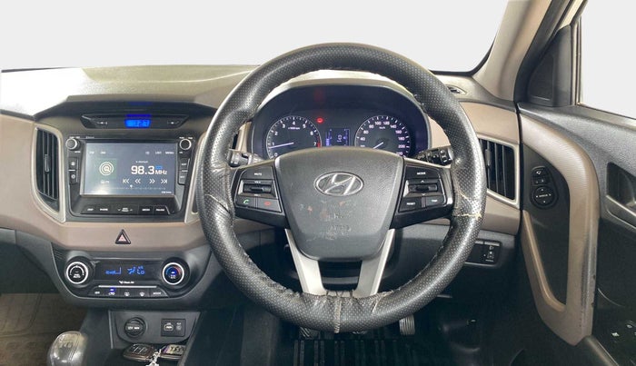 2017 Hyundai Creta SX PLUS 1.6 PETROL, Petrol, Manual, 63,693 km, Steering Wheel Close Up