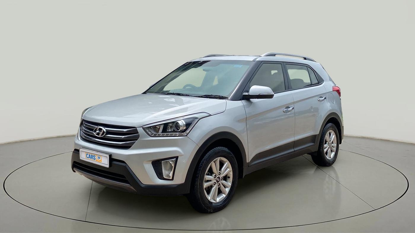 2017 Hyundai Creta SX PLUS 1.6 PETROL, Petrol, Manual, 63,693 km, Left Front Diagonal