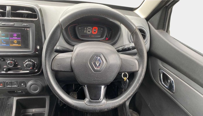 2019 Renault Kwid RXT 0.8 (O), Petrol, Manual, 6,098 km, Steering Wheel Close Up