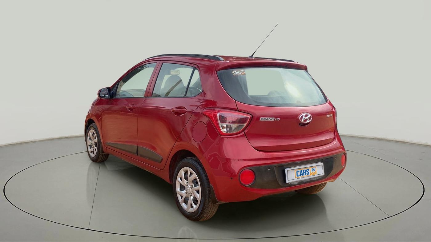 2018 Hyundai Grand i10 SPORTZ 1.2 KAPPA VTVT, Petrol, Manual, 15,854 km, Left Back Diagonal